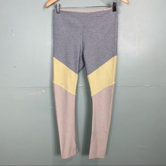 Outdoor‎ Voices Color Block Tricolor Leggings M - Picture 1 of 7